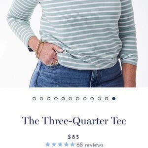 Alice Walk The Three-Quarter Tee size large Sage green